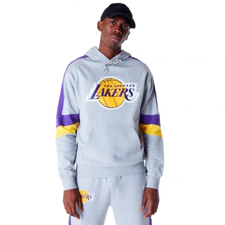 뉴에라 Colour Block Los Angeles Lakers 후드티 5141118807