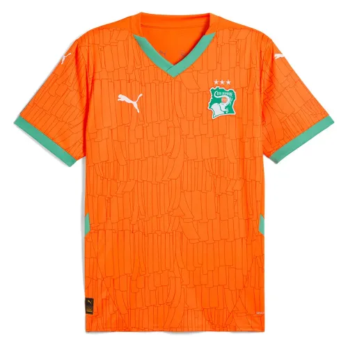 푸마 Ivory Coast Replica 2025 홈 반팔 티셔츠 5141362482