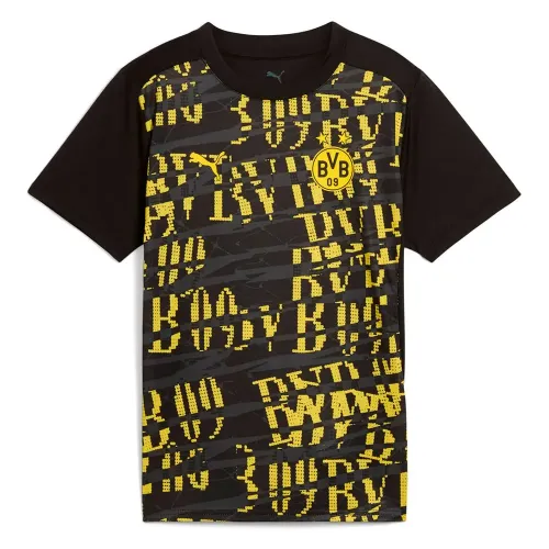 푸마 BVB Borussia Dortmund 프리매치 주니어 반팔 티셔츠 5141433662
