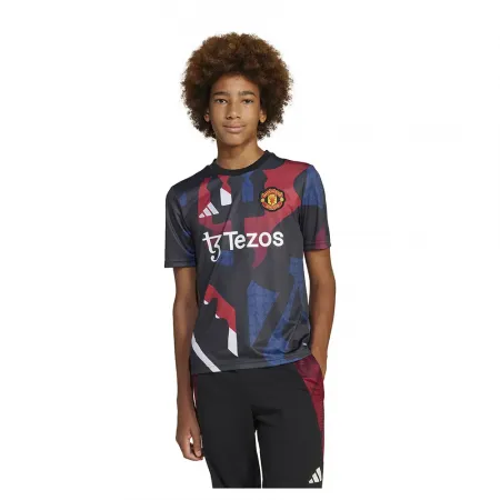 아디다스 맨체스터 유나이트드 24/25 프리매치 주니어 반팔 티셔츠 5141585451
