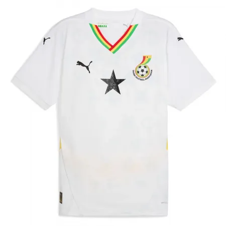 푸마 Ghana 24/25 레플리카 홈 반팔 티셔츠 5141758132
