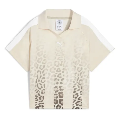 푸마 T7 leo Luxe Relaxed Fit 반팔 티셔츠 5141990205