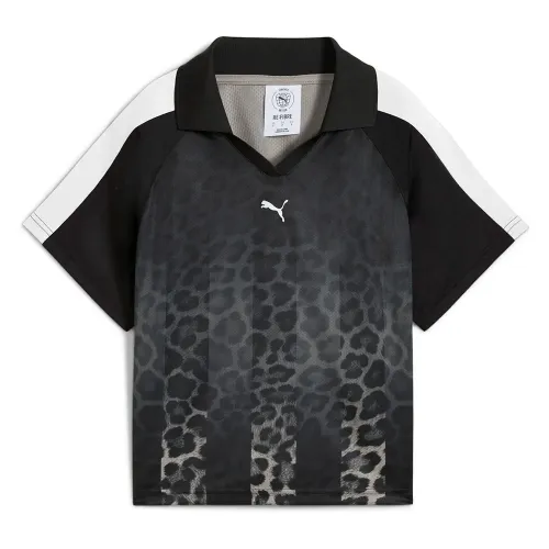 푸마 T7 leo Luxe Relaxed Fit 반팔 티셔츠 5141990207