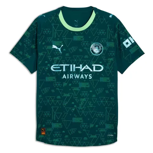 푸마 Manchester City FC 25/26 네 번째 유니폼 반팔 티셔츠 5142041182