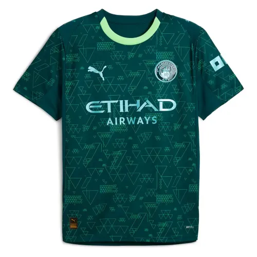푸마 Manchester City FC 25/26 Replica 네 번째 유니폼 반팔 티셔츠 5142041198