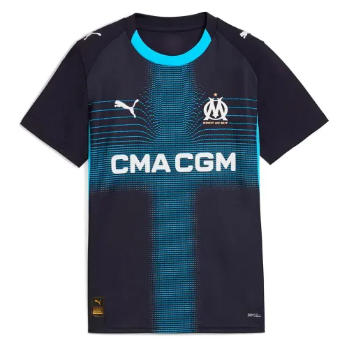 푸마 Olympique Marseille 25/26 Replica 어웨이 주니어 반팔 티셔츠 5142041249