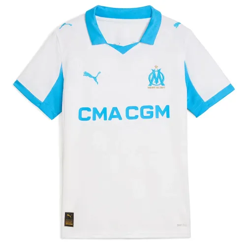 푸마 Olympique Marseille 25/26 Replica 홈 주니어 반팔 티셔츠 5142041251