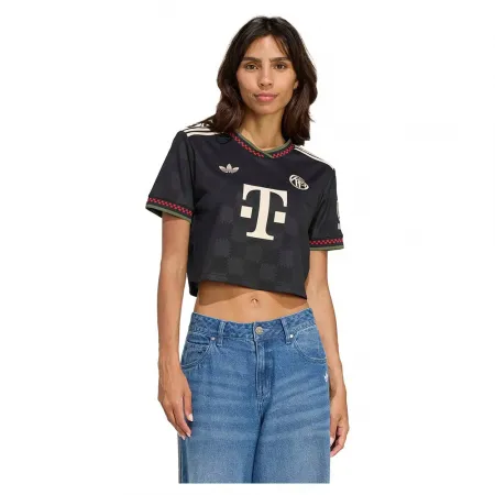 아디다스 FC 바이에른 25/26 Cropped Third 여성 반팔 티셔츠 5142117256