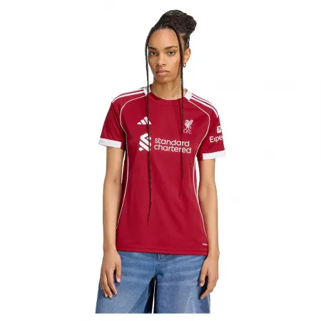 아디다스 리버풀 FC 25/26 홈 여성 반팔 티셔츠 5142117390