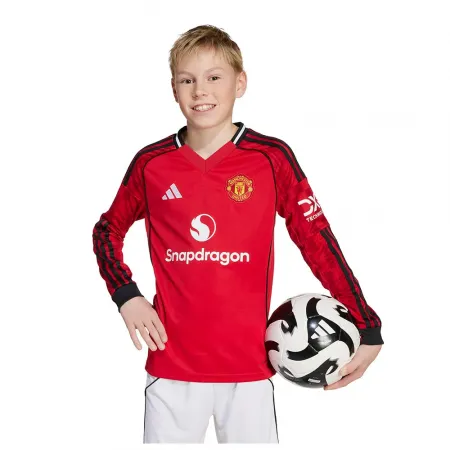 아디다스 맨체스터 유나이트드 25/26 홈 주니어 긴팔 티셔츠 5142117454
