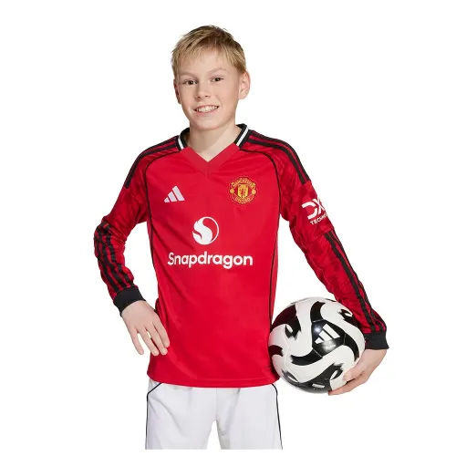 아디다스 Manchester United 25/26 홈 주니어 긴팔 티셔츠 5142117454