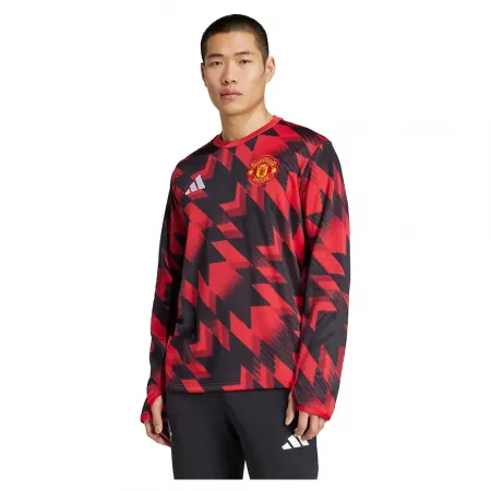 아디다스 맨체스터 유나이트드 25/26 Warm 프리매치 스웨트셔츠 5142117594