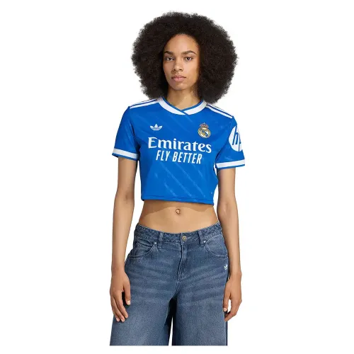 아디다스 레알마드리드 25/26 Cropped 써드 여성 반팔 티셔츠 5142117749