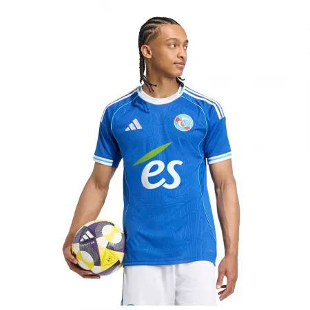 아디다스 레이싱 클럽 스트라스부르 25/26 홈 반팔 티셔츠 5142117886