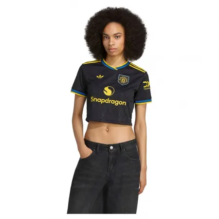 아디다스 맨체스터 유나이트드 25/26 Cropped Third 여성 반팔 티셔츠 5142157172