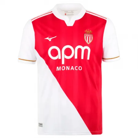 미즈노 AS Monaco 25/26 홈 반팔 티셔츠 5142332307