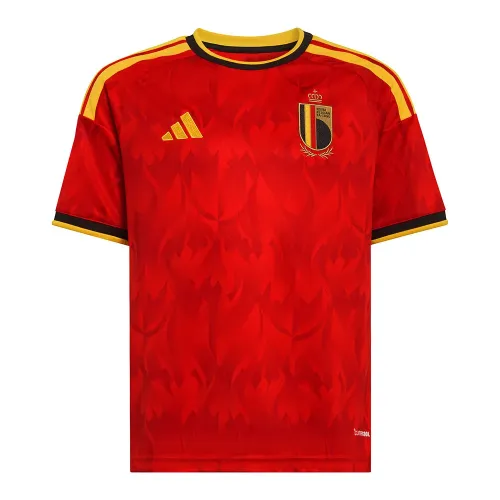 아디다스 Belgium 26/27 홈 주니어 반팔 티셔츠 5142649388