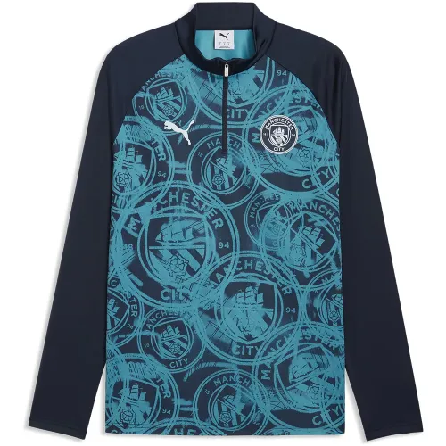 푸마 맨체스터 시티 FC 25/26 프리매치 긴팔 티셔츠 5142669827