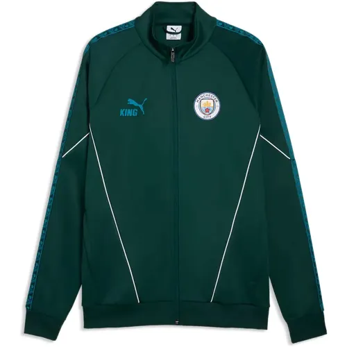 푸마 Manchester City FC King Anthem 풀지퍼 스웨트셔츠 5142669854