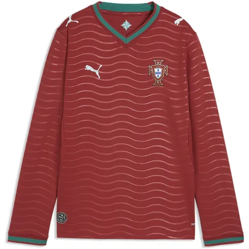 푸마 Portugal 25/26 Replica 홈 주니어 긴팔 티셔츠 5142669959