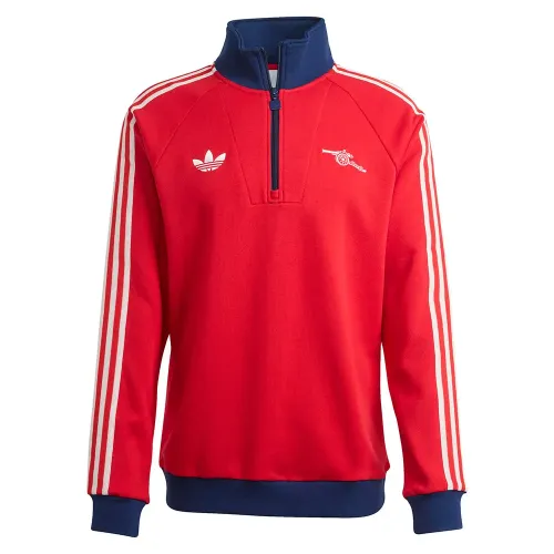 아디다스 아스날 FC 오리지널스 하프 지퍼 스웨트셔츠 5142680627