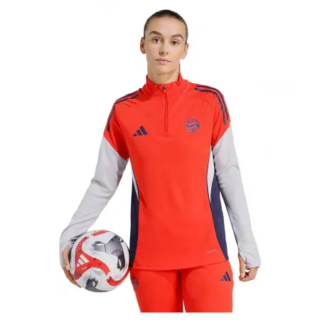 아디다스 FC 바이에른 무니치 25/26 Tiro 컴퍼티션 훈련 여성용 하프 지퍼 스웨트셔츠 5142681162