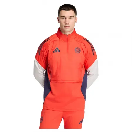 아디다스 FC 바이에른 무니치 25/26 Tiro 윈터라이즈드 훈련 하프 지퍼 스웨트셔츠 5142681163