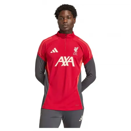 아디다스 리버풀 FC 25/26 Tiro 컴퍼티션 Slim 훈련 하프 지퍼 스웨트셔츠 5142681515