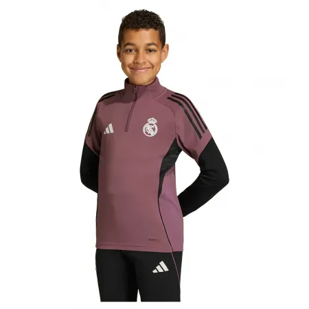 아디다스 레알마드리드 25/26 Tiro 컴퍼티션 훈련 주니어 하프 지퍼 스웨트셔츠 5142681746