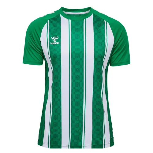 험멜 매치 스트라이프드 반팔 티셔츠 5142977867