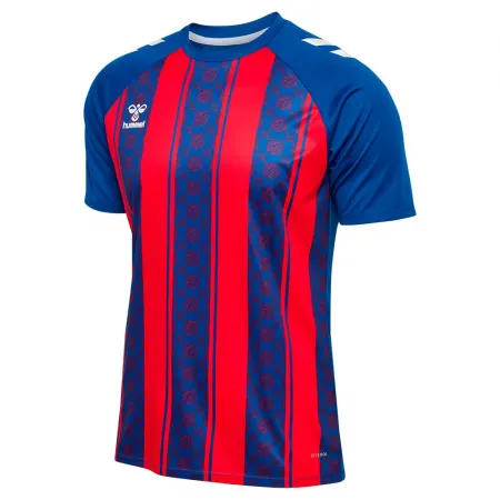 험멜 Match 스트라이프드 반팔 티셔츠 5143009434