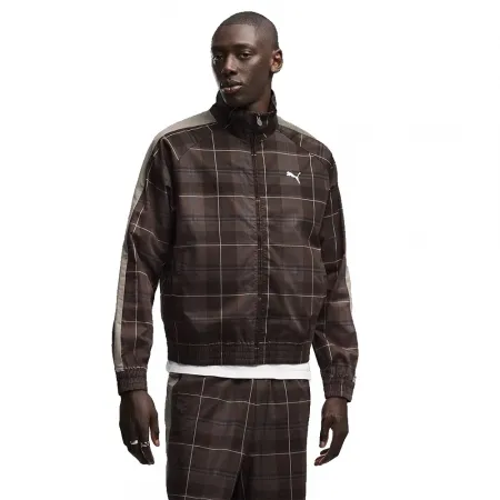 푸마 T7 Relaxed Tartan 트랙 자켓 5143158394