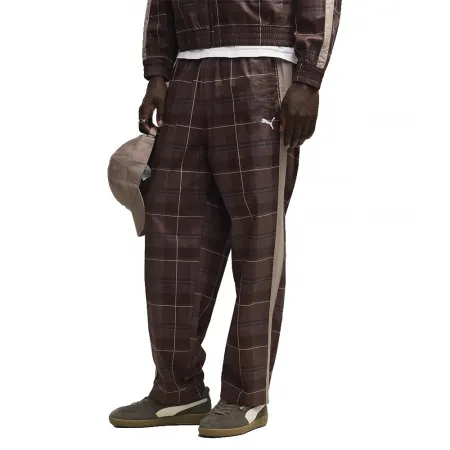 푸마 T7 Relaxed Tartan 우븐 Op 운동복 바지 5143158397