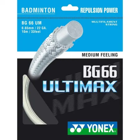요넥스 BG 66 Ultimax 10 m 배드민턴 단일 스트링 6137646544
