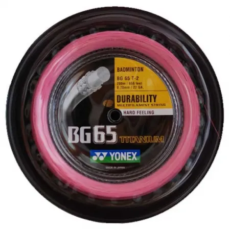 요넥스 BG 65 Titanium 200 m 배드민턴 라켓 줄 6137646559