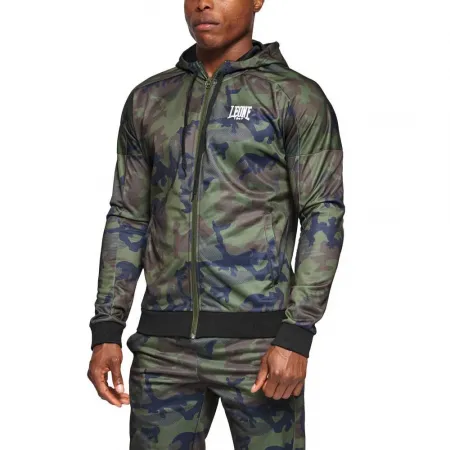 LEONE1947 Camo 풀지퍼 스웨트셔츠 6137738509