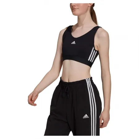 아디다스 3 Stripes Crop 스포츠 탑 6138107930