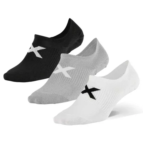 2XU Invisible 반바지 양말 3 켤레 6138491443