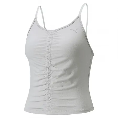 푸마 Yoga Studio Foundation Ruched 나시 티셔츠 6138523473