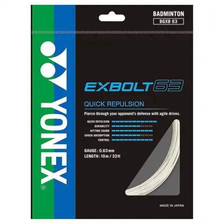 요넥스 Exbolt 10 m 배드민턴 단일 스트링 6138679432