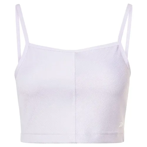 리복 Yoga 퍼포먼스 Rib Crop 스포츠 탑 6139445260