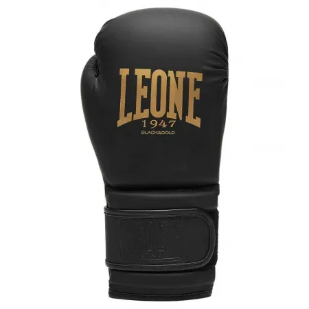 LEONE1947 Black And Gold 가죽 인공 권투 장갑 6140250196