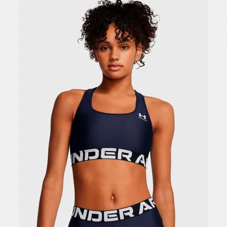 언더아머 HeatGear Authentics Branded 스포츠 탑 중간 지지력 6141021028