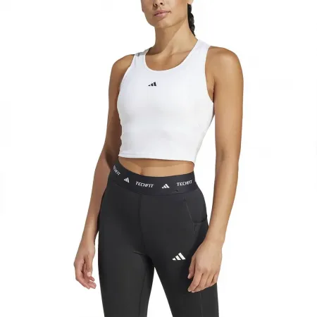 아디다스 테크-Fit 크롭 탱크 스포츠 탑 6141050667