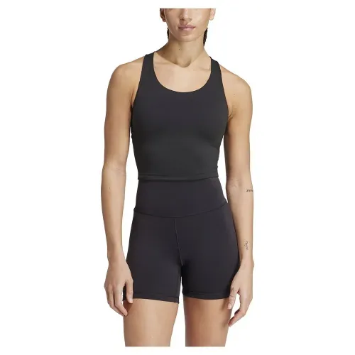 아디다스 All Me Long Line Bra 스포츠 탑 중간 지지력 6141125569