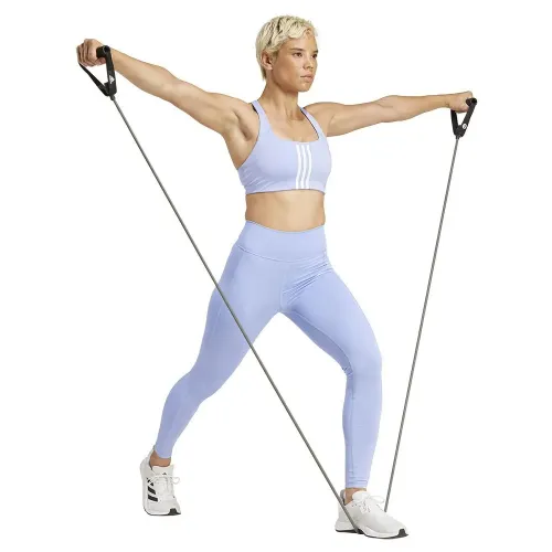 아디다스 Powerimpact 3 Stripes 미디엄 임팩트 스포츠 브라 6141126561