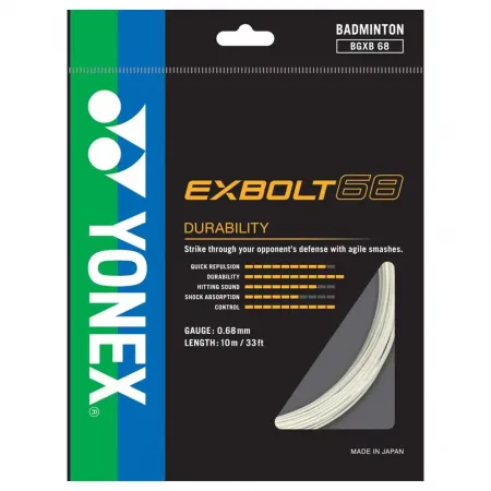 요넥스 Exbolt 68 배드민턴 단일 스트링 6141541040