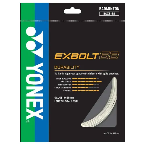 요넥스 Exbolt 68 배드민턴 단일 스트링 6141541040