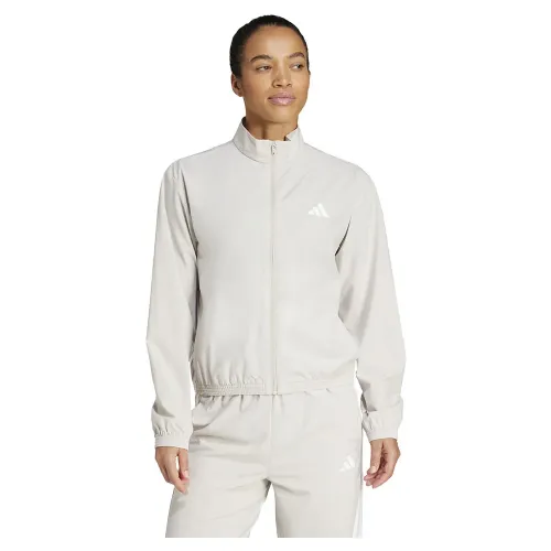 아디다스 Train Essentials 3 Stripes 우븐 Warm Up 풀지퍼 스웨트셔츠 6141542511