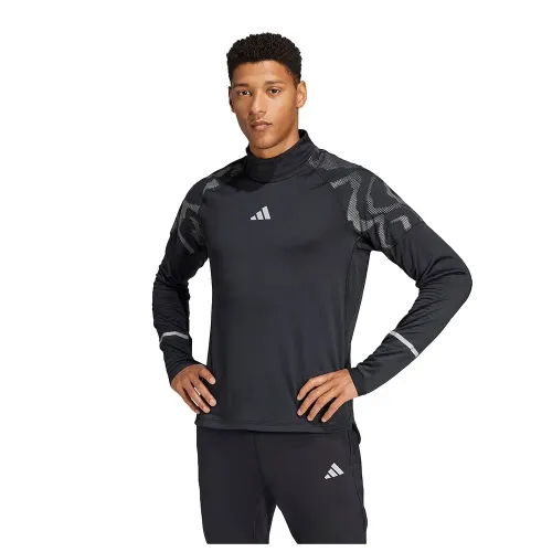 아디다스 Ultimate Hi Vis Reflective 하프 지퍼 스웨트셔츠 6141542529